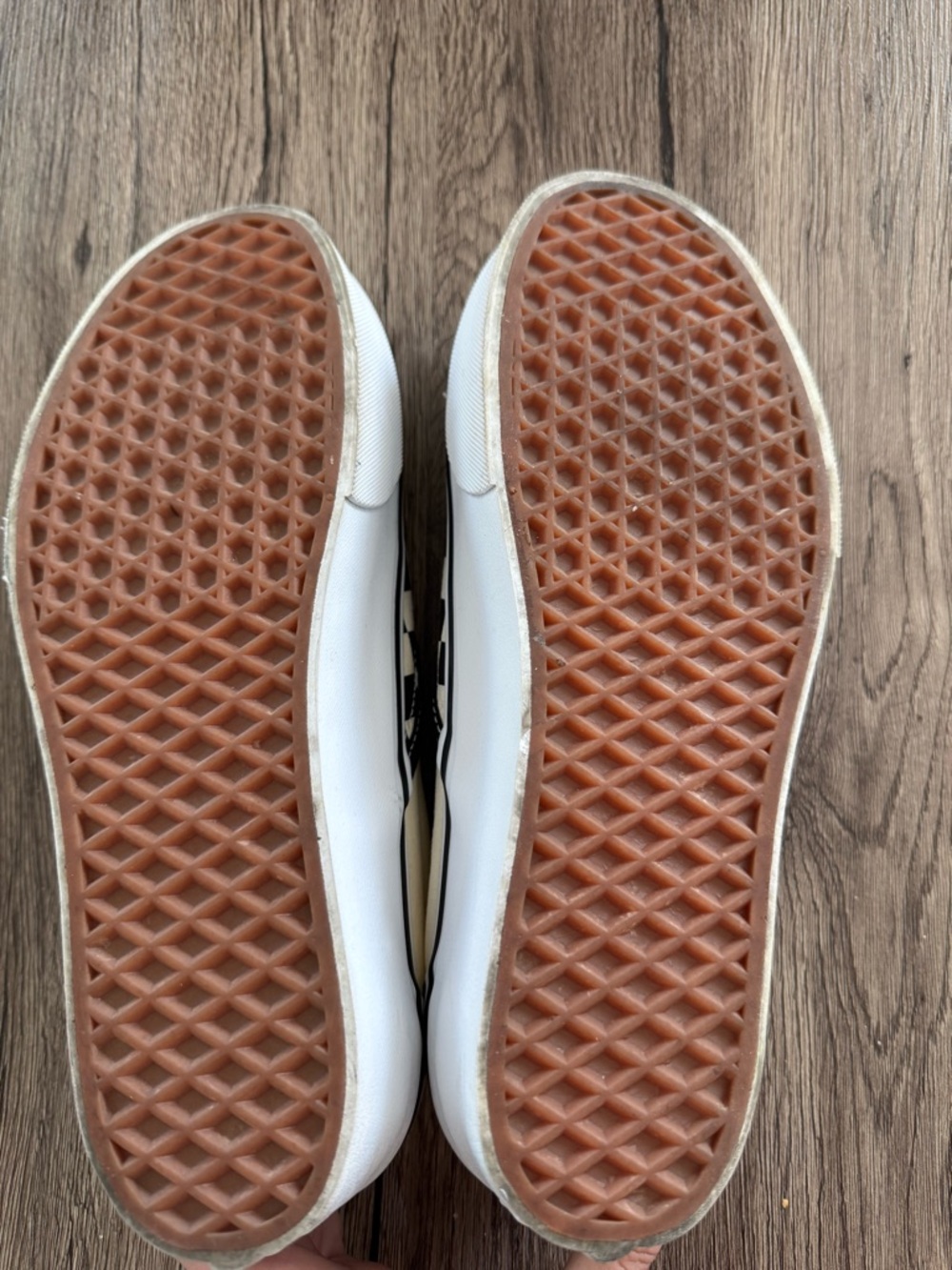 Vans Platform Checkerboard Slip-On - Black & Cream - Picture 3 of 5